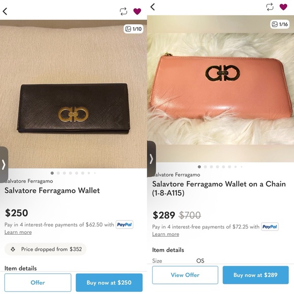 Authentic Salvatore Ferragamo Saffiano Leather Black Women's Zippy Wallet EUC! - Picture 16 of 16